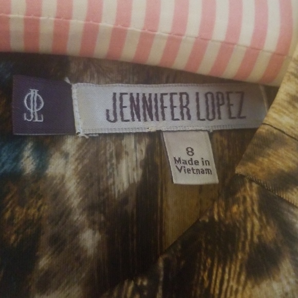 Gorgeous Animal Print Jennifer Lopez Dress 8 - Picture 3 of 6